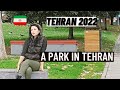 Walking video - Walking in a park of Tehran - Iran Tehran