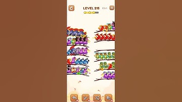 BIRD SORT 2 COLOR PUZZLE GAME🐦      LEVEL 215