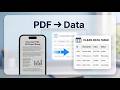 Extract data from PDFs automatically (AI workflow demo)