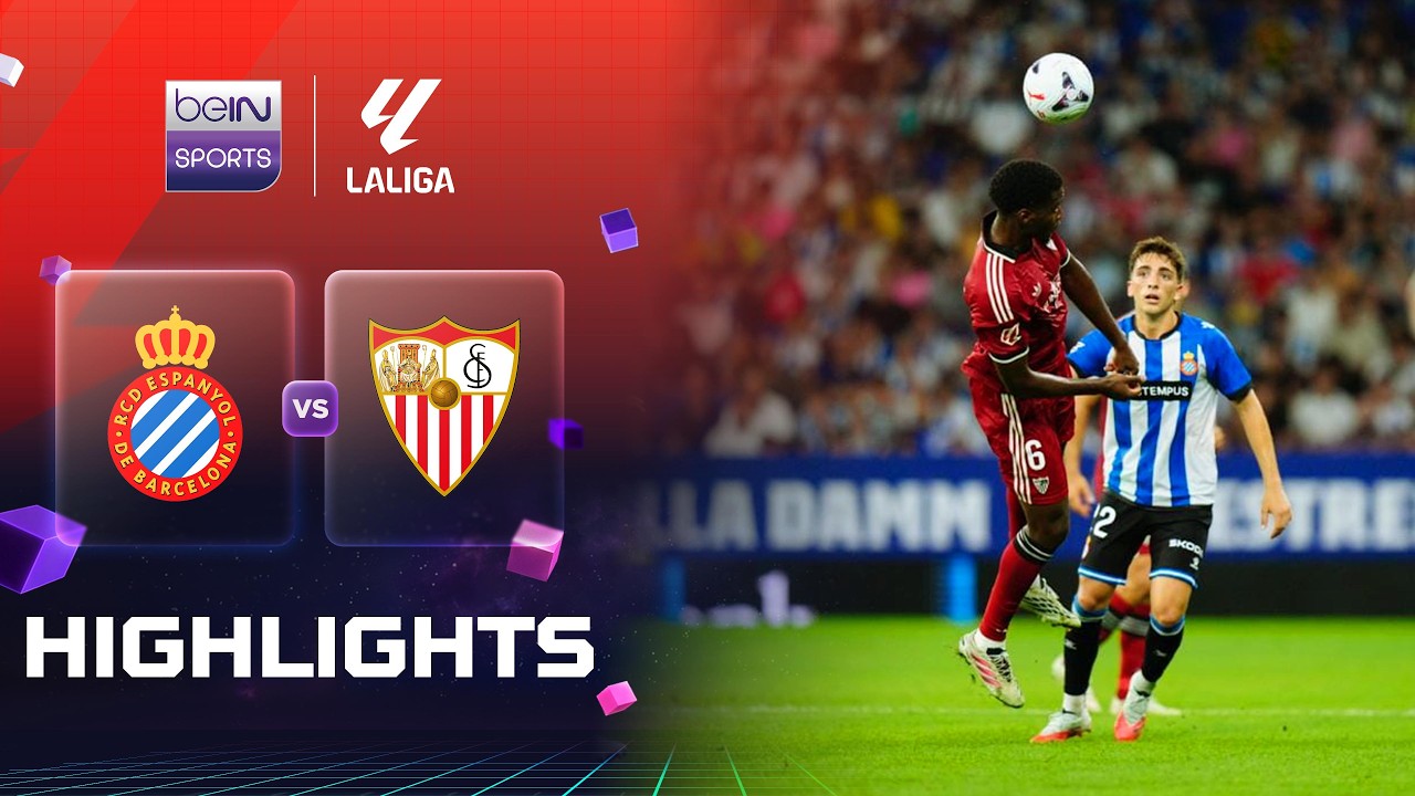 Espanyol vs Sevilla ภาพวิดีโอไฮไลท์ฟุตบอล
