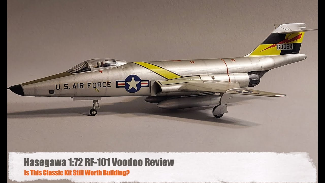 Обзор набора для классической модели Hasegawa 1:72 RF-101 Voodoo!