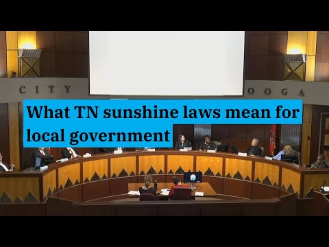 What TN sunshine laws mean for local government