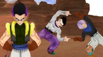GOTENKS FUSION MOD VS DRAGON DE 6 FORMA VERDADERA DBZ TTT