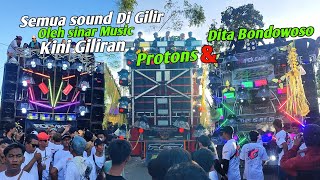 Edan Sinar Music Ngamok🔥Semua sound diajak Battle‼️kini Giliran Protons &amp; Dita Bondowoso