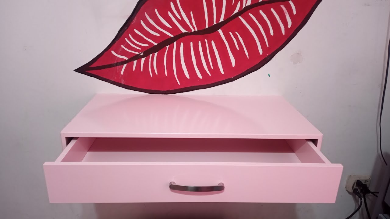 Cómo hacer un escritorio o peinador flotante.