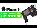 Comment changer le haut-parleur interne (écouteur) de l&#39;iPhone 14 ? Tuto Brico-phone