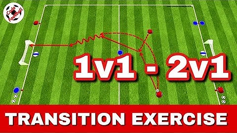 1v1 to 2v1 transition exercise! 
