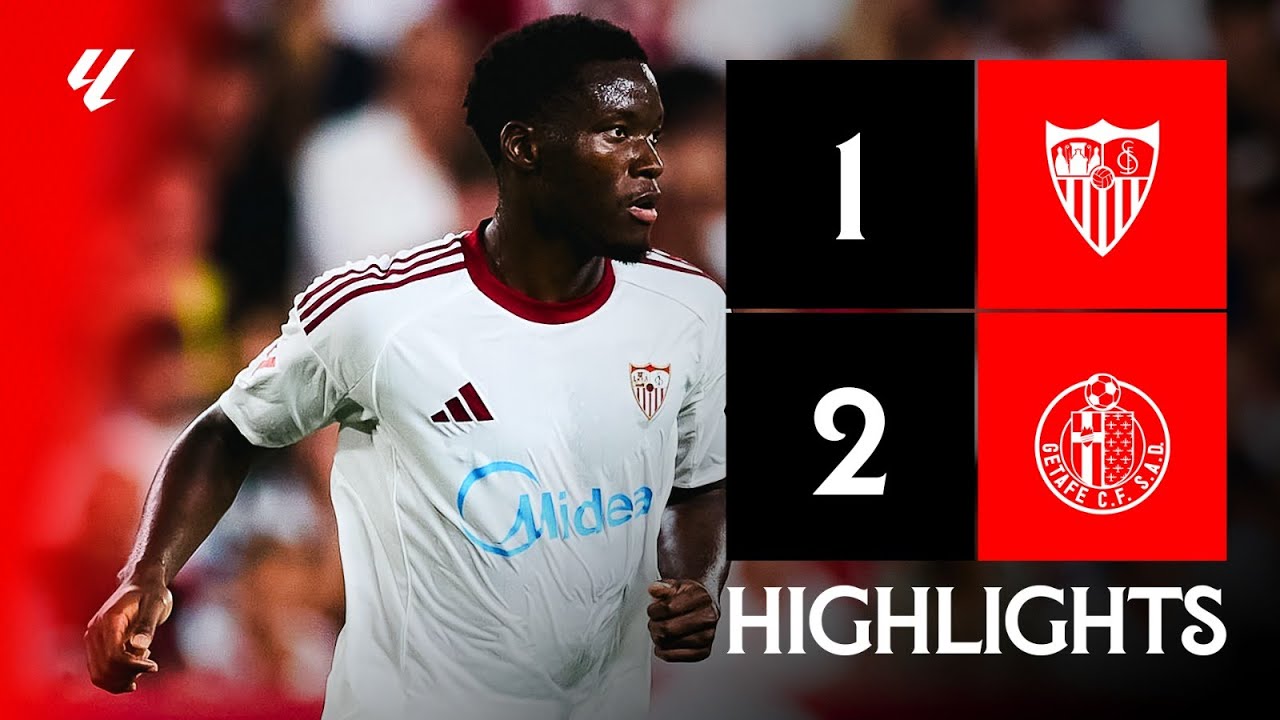 Sevilla FC vs Getafe CF (1-2) LALIGA | Resumen
