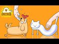 Difference between cats and dogs but animation