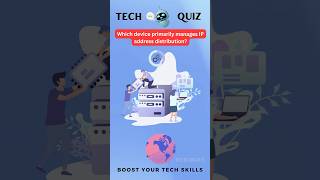 Which Device Manages IP Address Distribution? | DHCP Server Explained #TechQuiz #Networking #DHCP