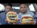 Eating In-N-Out Burger Double Double Burgers @hodgetwins