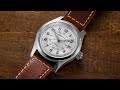 The Best Field Watch For the Money With A Silver Dial - Khaki Field Auto Silver
