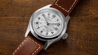 The Best Field Watch For the Money With A Silver Dial - Khaki Field Auto Silver