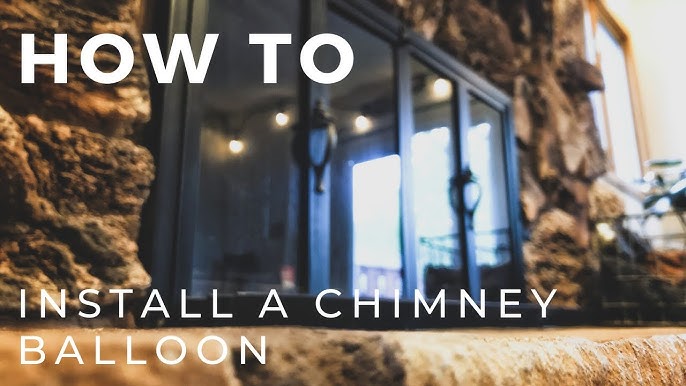 Condo Blues: How to Make a Gas Fireplace Chimney Balloon/Chimney Pillow