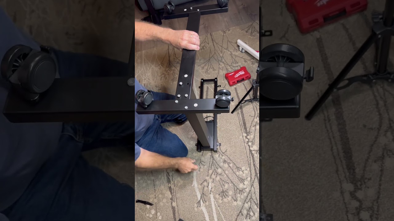 Electric bedside desk for working at home in bed while sick or bedridden Over the bed table Hospital