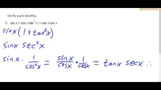 Pre Calculus Chapter 5 Review 1-8