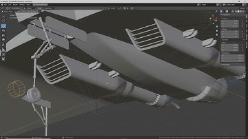 Blender Time-lapse Modeling Stargate F-302 10