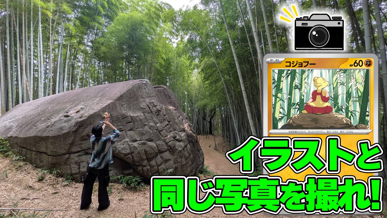 クチート竹内のポケカ旅～コジョフー編～【ぬい撮り/ポケモンカード】