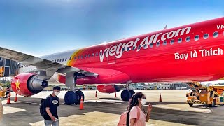 VIETJET AIR REVIEW | Airbus A321 | VJ729 Da Nang to Da Lat