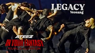 [Fancam] 260322 ATEEZ Yeosang 에이티즈 강여상 - Legacy | ATEEZ 2026 World Tour In Your Fantasy in KL