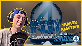 THE FANTASTIC FOUR: FIRST STEPS | 2025 | Official Teaser Trailer REACTION!! | MCU | Pedro Pascal