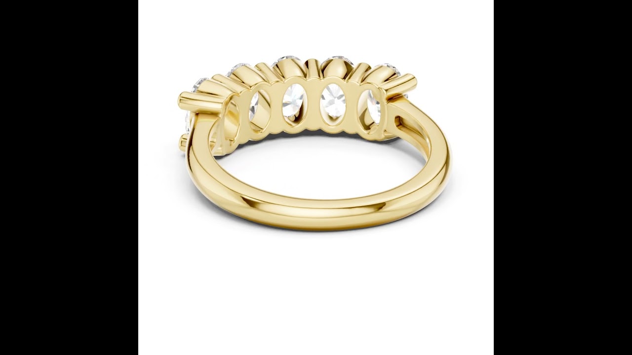Five-Stone Oval Band