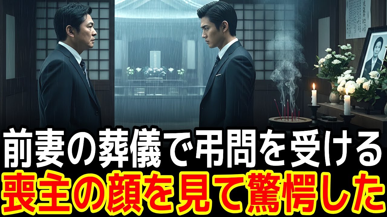 前妻の葬儀で弔問を受ける喪主の顔を見て驚愕した|感動の実話|衝撃の逆転劇|人生ドラマ|