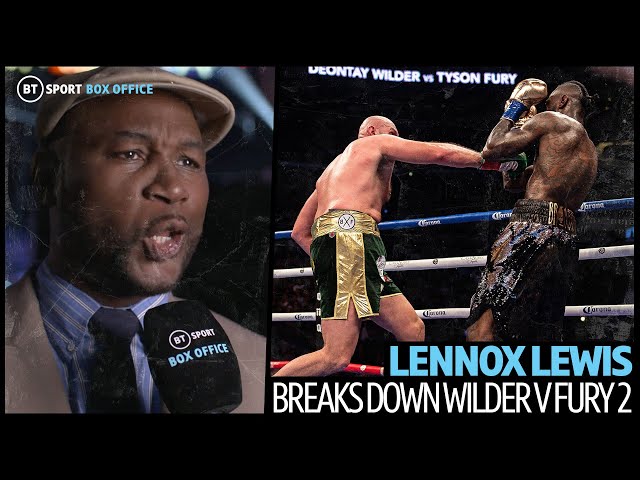 Lennox Lewis: Tyson Fury will come out early and put it on Deontay Wilder