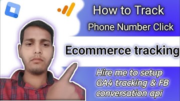 How to track ga4 phone call event || ga4 link click event || ga4 call tracking || ga4 tutorials
