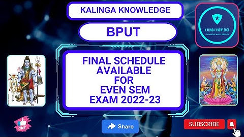 FINAL SCHEDULE FOR PHARMACY EVEN SEM 2022-23 #bput #bpharma #btech #mba #mtech #bputnotice