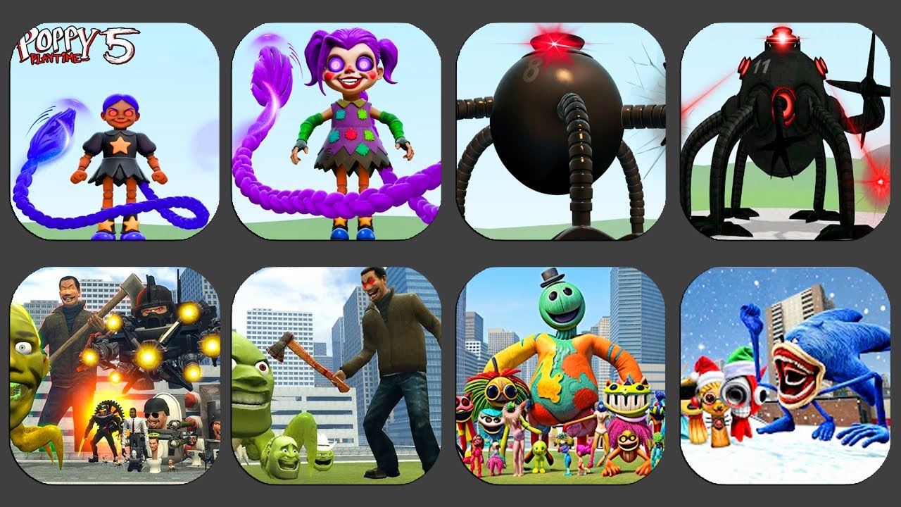 I have created a new Omnidroid v.11 robot from Roblox VS Monster Nextbots in playground mod !