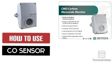 How To Use Carbon Monoxide Monitor (Co Sensor) CMD5B1000