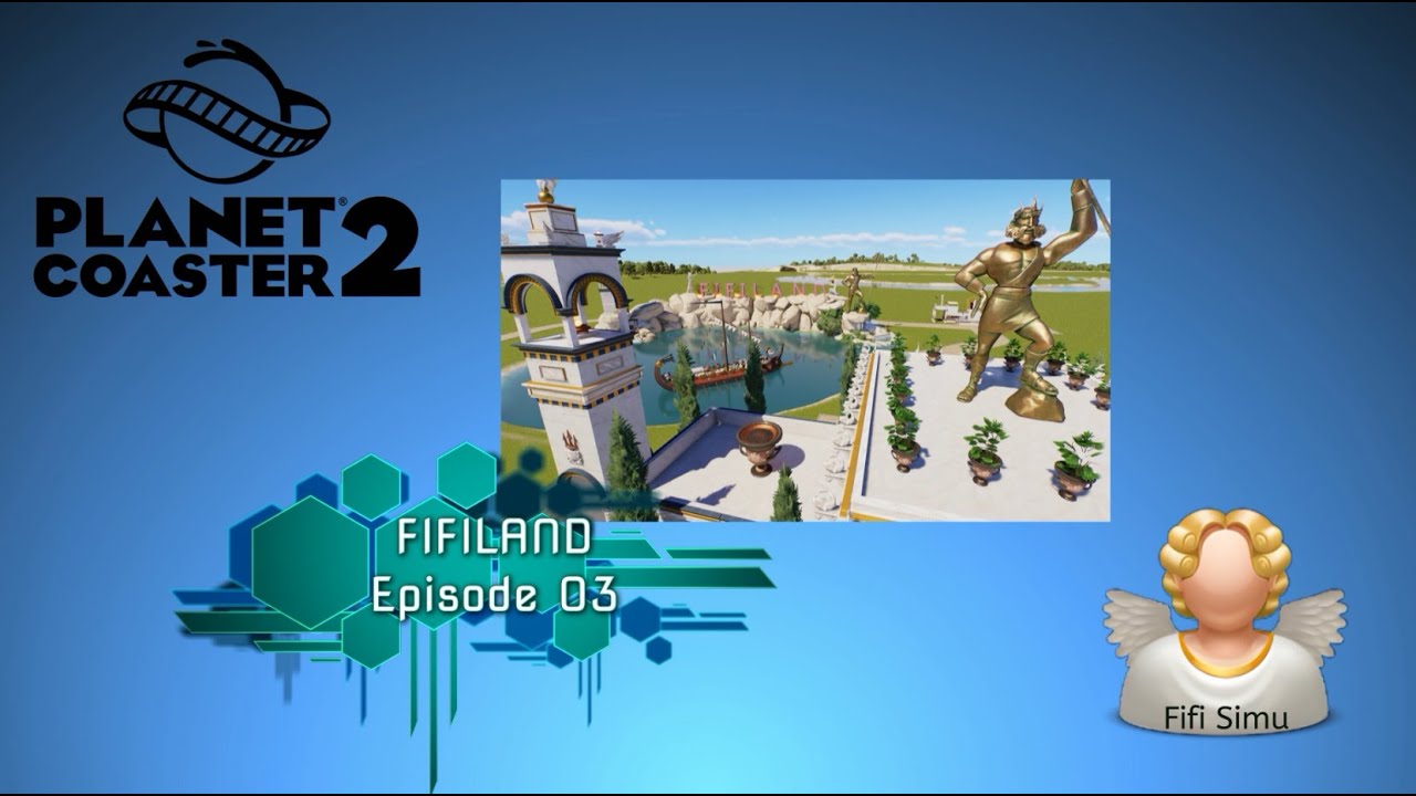 Planet Coaster 2│FIFILAND 03│Abris de bus, tunnel, clôture et arrivée de l'électricité.