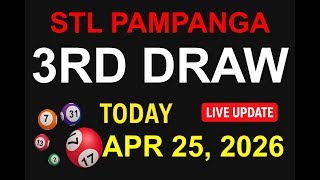 STL PAMPANGA 3RD DRAW - APR 25, 2026 Results (LIVE UPDATE)