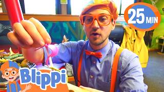 blippi visits kids museum classic blippi adventures vehicle
