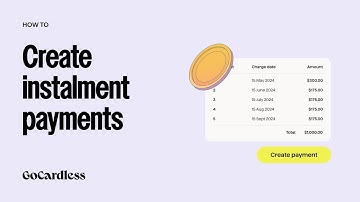 How to create instalment payments with GoCardless (ANZ)