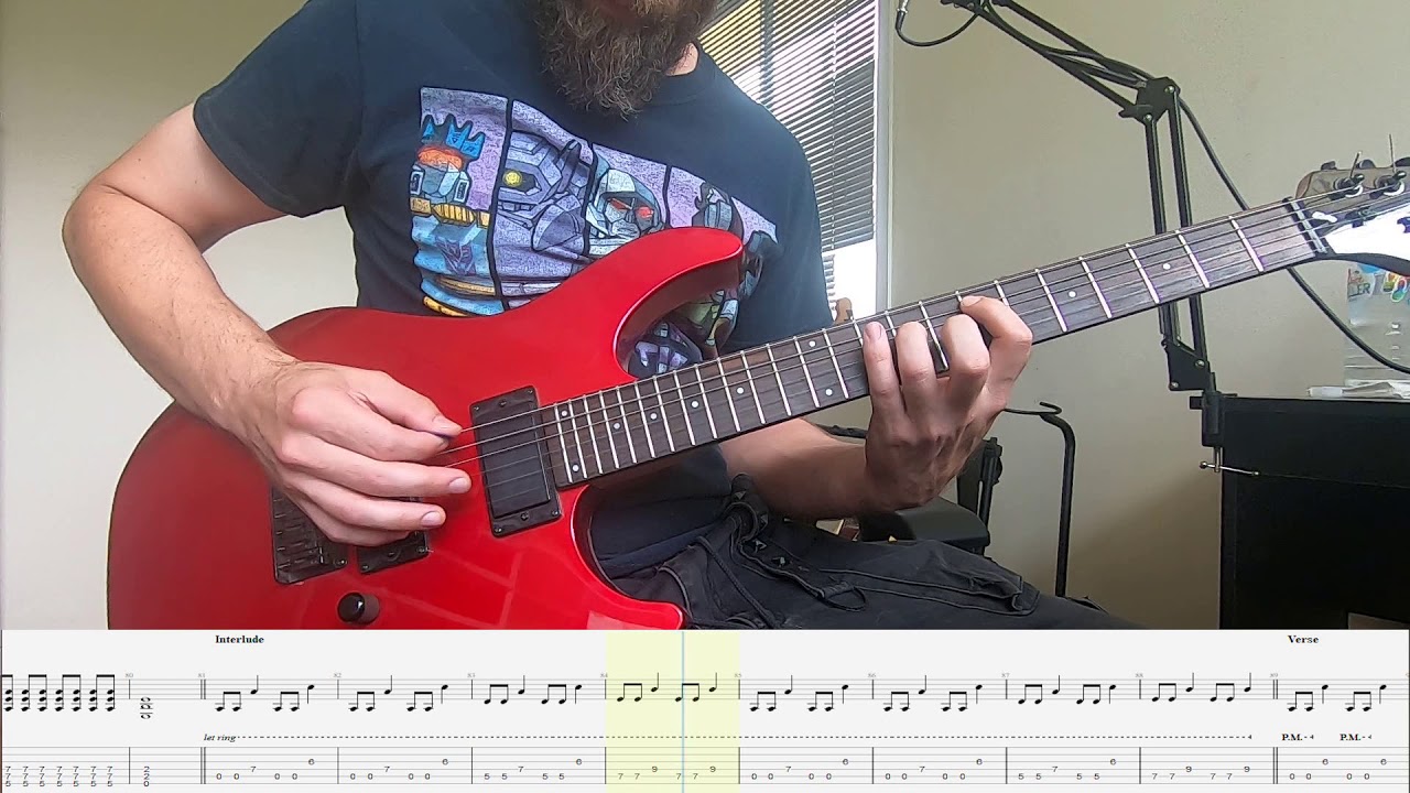 Blink 182 Going Away To College (guitar cover) with rolling tabs