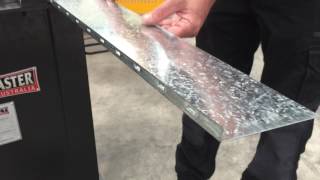 HVAC / Sheetmetal Button Punch Snap Lock. Steelmaster Model: SM-SLC-20. Lock Former 1.2mm Capacity.