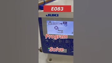 juki lbh 1790SS error E083 program #juki hol machine error e083 #error e083 program solve #joker
