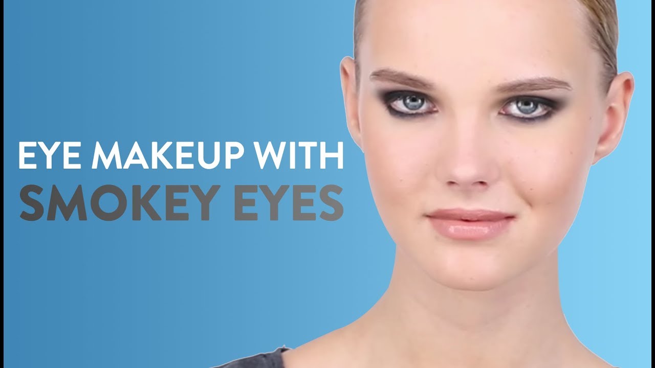Applying Smokey Eye Makeup With The Pencil Eyeliner