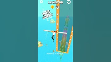 Stunt Rails Level 69 | #stuntrails #gameplay #shorts