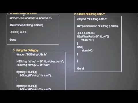 appBuilderTV.com Objective-c Categories