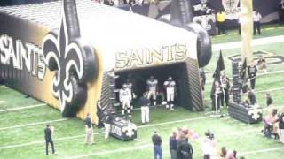 Saints Coming Out Of The Tunnel - Browns vs. Saints - 10-24-10