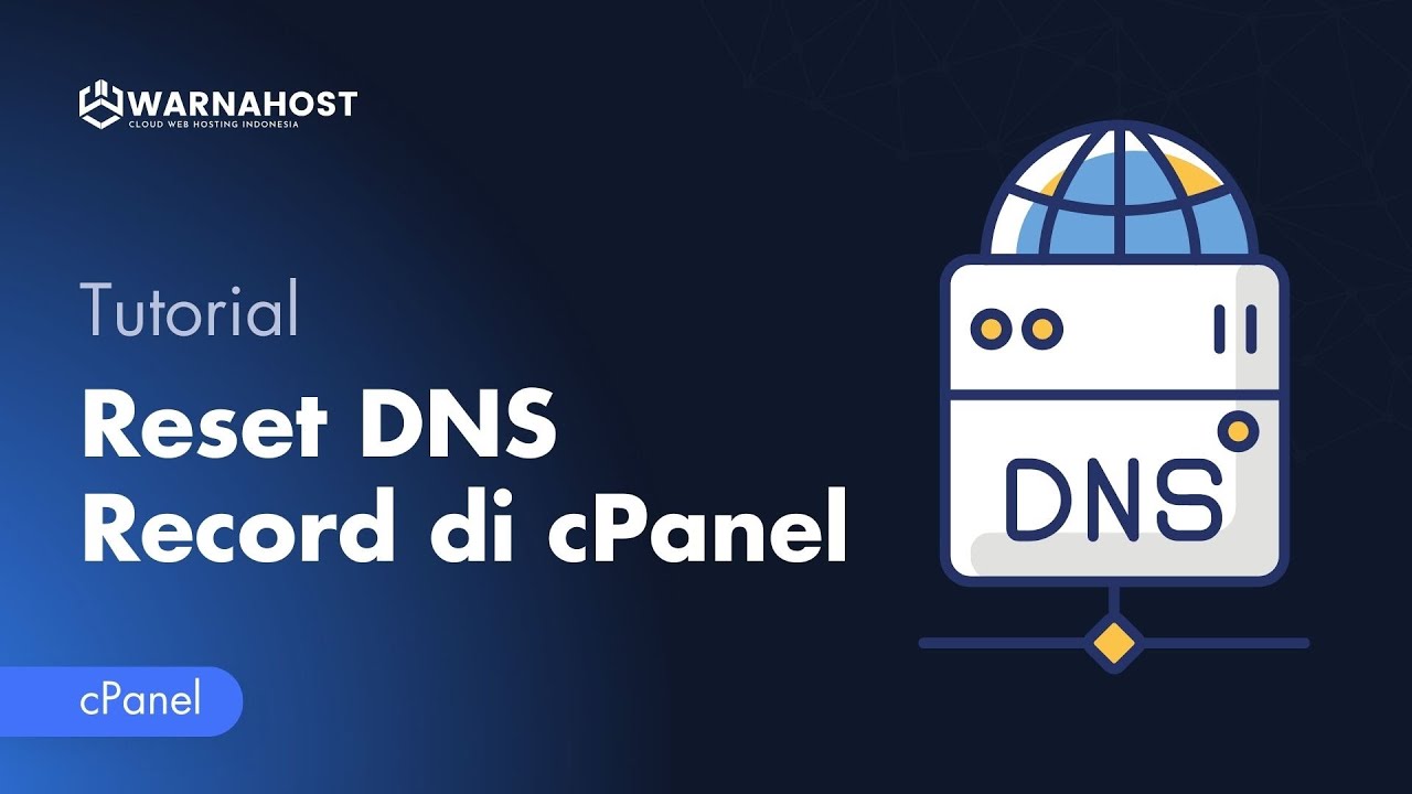 Cara Reset DNS Record Di cPanel - YouTube