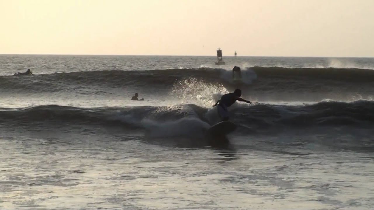 Surfing in Virginia Beach  1st Street Jetty  VaBeach.com  YouTube