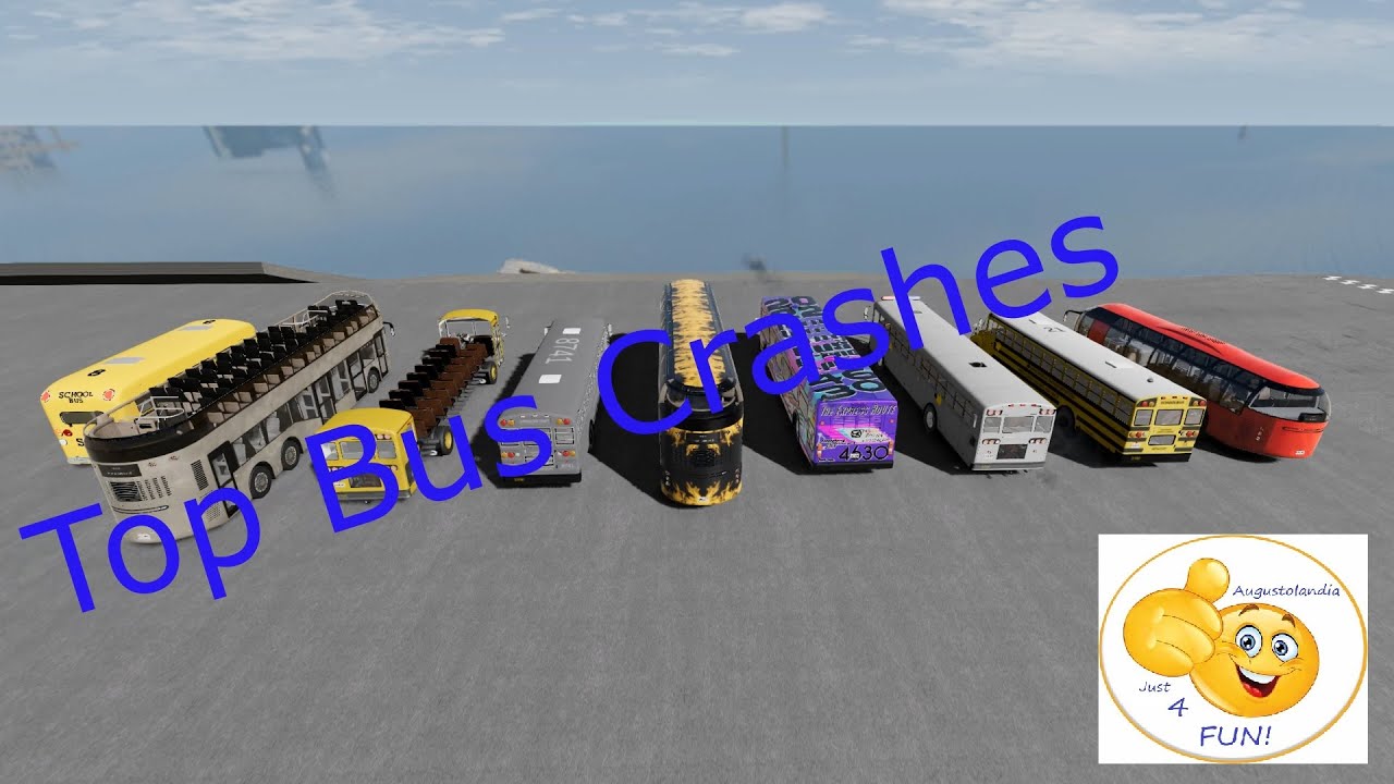 Top Jump Bus Crashes – Mad Bus Race #8