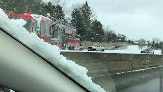 I-90 westbound closed at Hilliard Blvd.
