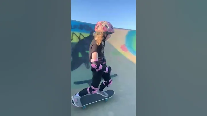 Having fun at the skatepark