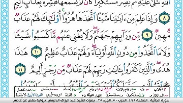 سورة الجاثية مكتوبة عبد الرزاق الدليمي