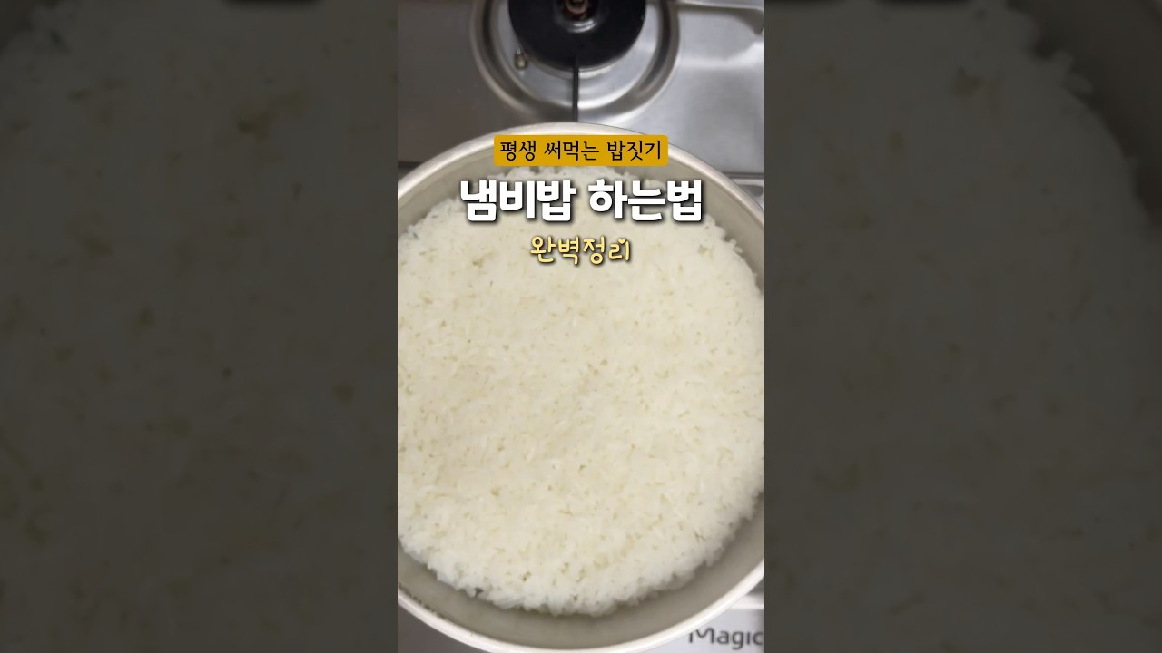 평생 써먹는 냄비밥 하는법 완벽 정리 레시피 숏폼 썸네일